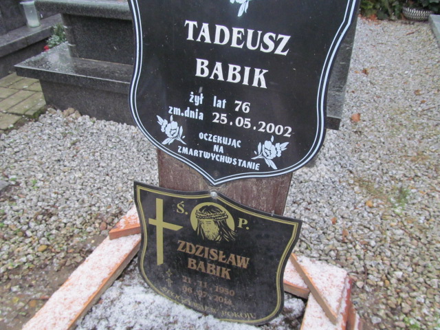 Tadeusz Babik 1926 Lwówek Śląski - Grobonet - Wyszukiwarka osób pochowanych