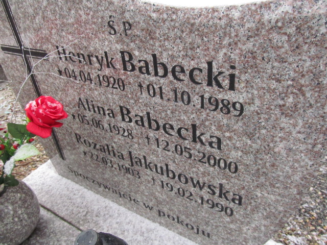 Henryk Babecki 1920 Lwówek Śląski - Grobonet - Wyszukiwarka osób pochowanych