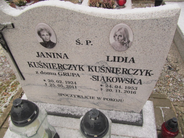 Janina Kuśnierczyk 1924 Lwówek Śląski - Grobonet - Wyszukiwarka osób pochowanych