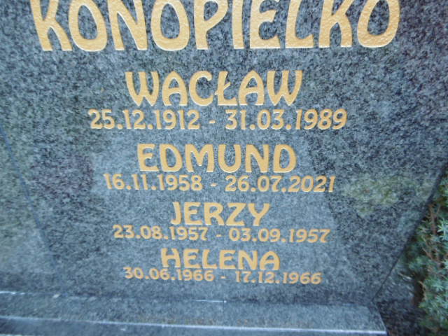Helena Konopielko 1966 Lwówek Śląski - Grobonet - Wyszukiwarka osób pochowanych