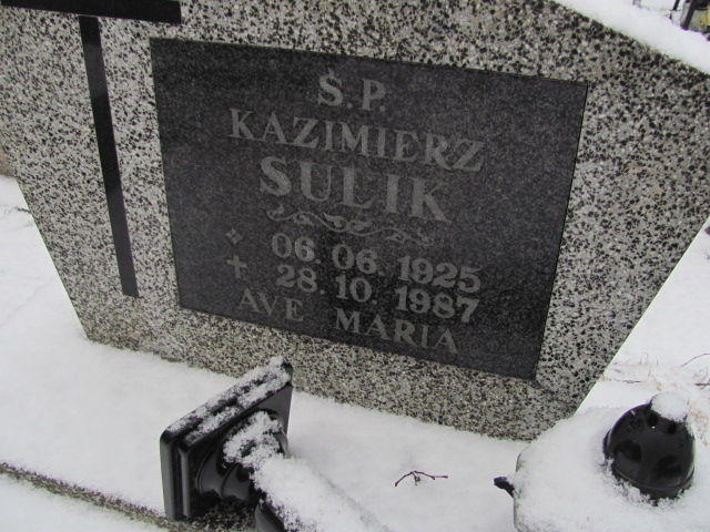 Kazimierz Sulik 1926 Lwówek Śląski - Grobonet - Wyszukiwarka osób pochowanych