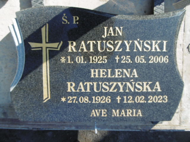 Jan Ratuszyński 1925 Lwówek Śląski - Grobonet - Wyszukiwarka osób pochowanych