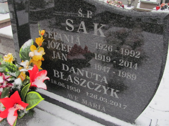 Józef Sak 1919 Lwówek Śląski - Grobonet - Wyszukiwarka osób pochowanych