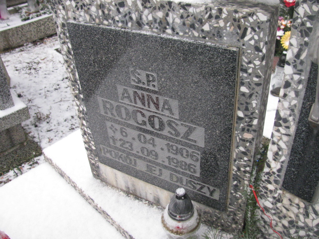 Anna Rogosz 1906 Lwówek Śląski - Grobonet - Wyszukiwarka osób pochowanych