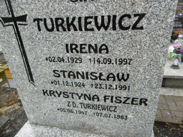 Irena Turkiewicz  1929 Lwówek Śląski - Grobonet - Wyszukiwarka osób pochowanych