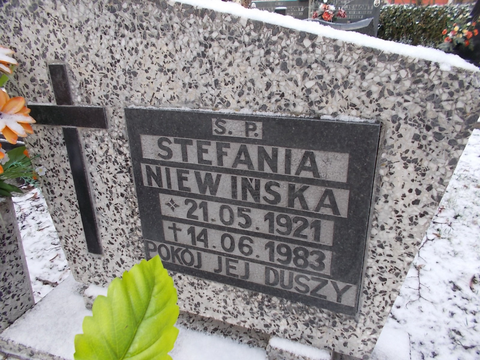 Stefania Niwińska 1921 Lwówek Śląski - Grobonet - Wyszukiwarka osób pochowanych