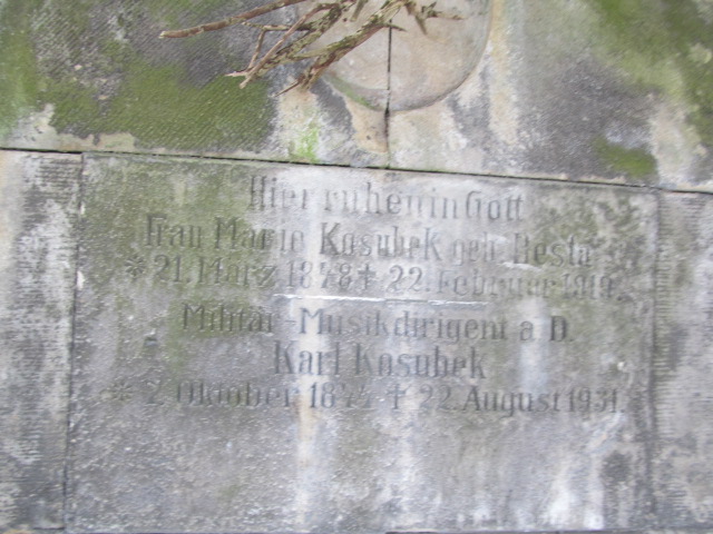 Karl Kosubek 1874 Lwówek Śląski - Grobonet - Wyszukiwarka osób pochowanych