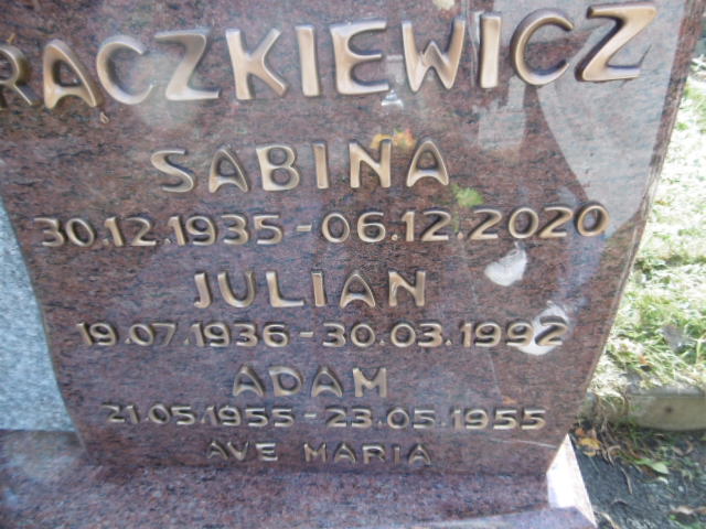 Adam Rączkiewicz 1955 Lwówek Śląski - Grobonet - Wyszukiwarka osób pochowanych