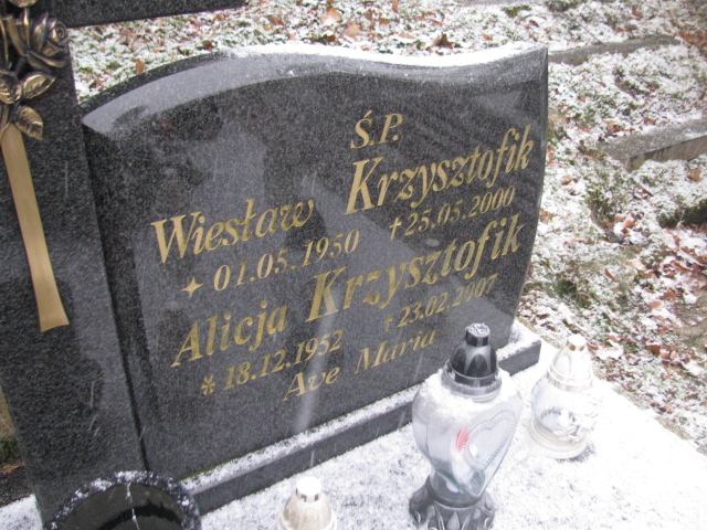 Wiesław Krzysztofik 2000 Lwówek Śląski - Grobonet - Wyszukiwarka osób pochowanych