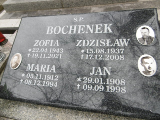 Zdzisław Jan Bochenek 1937 Lwówek Śląski - Grobonet - Wyszukiwarka osób pochowanych