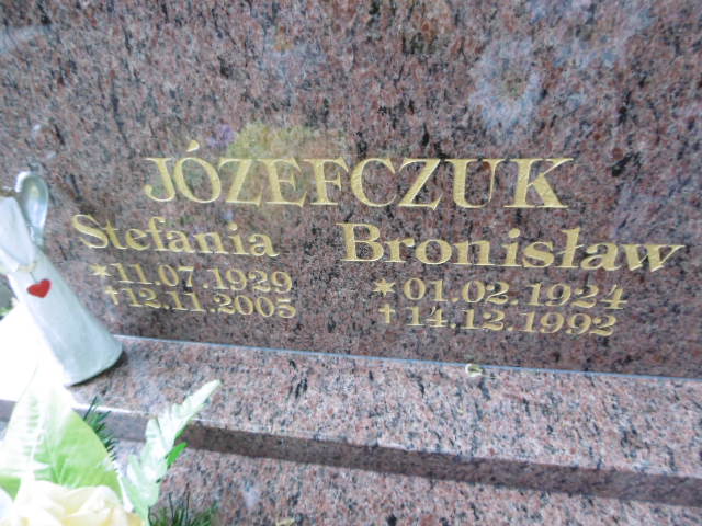 Bronisław Józefczuk 1924 Lwówek Śląski - Grobonet - Wyszukiwarka osób pochowanych