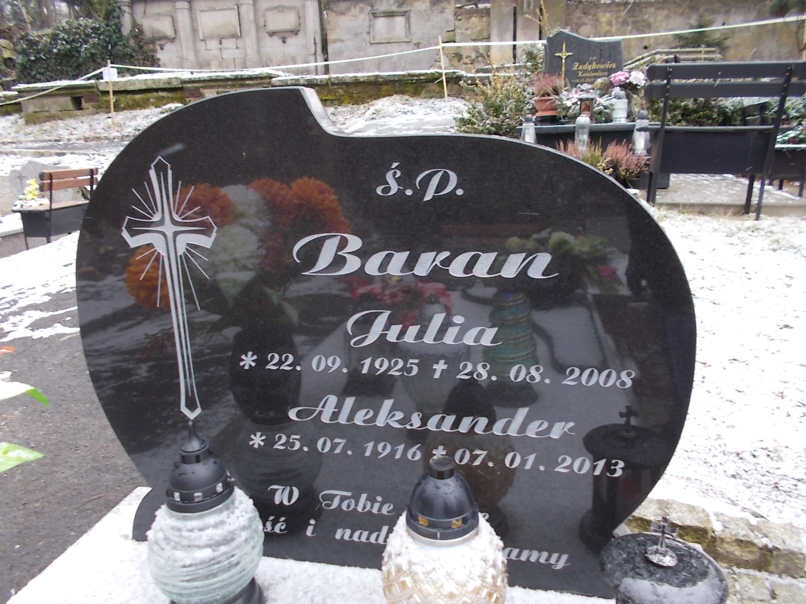 Julia Baran 1925 Lwówek Śląski - Grobonet - Wyszukiwarka osób pochowanych