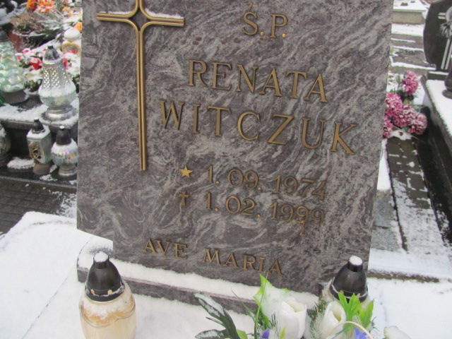 Renata Witczuk 1974 Lwówek Śląski - Grobonet - Wyszukiwarka osób pochowanych
