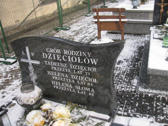 Helena Dzięcioł 1924 Lwówek Śląski - Grobonet - Wyszukiwarka osób pochowanych