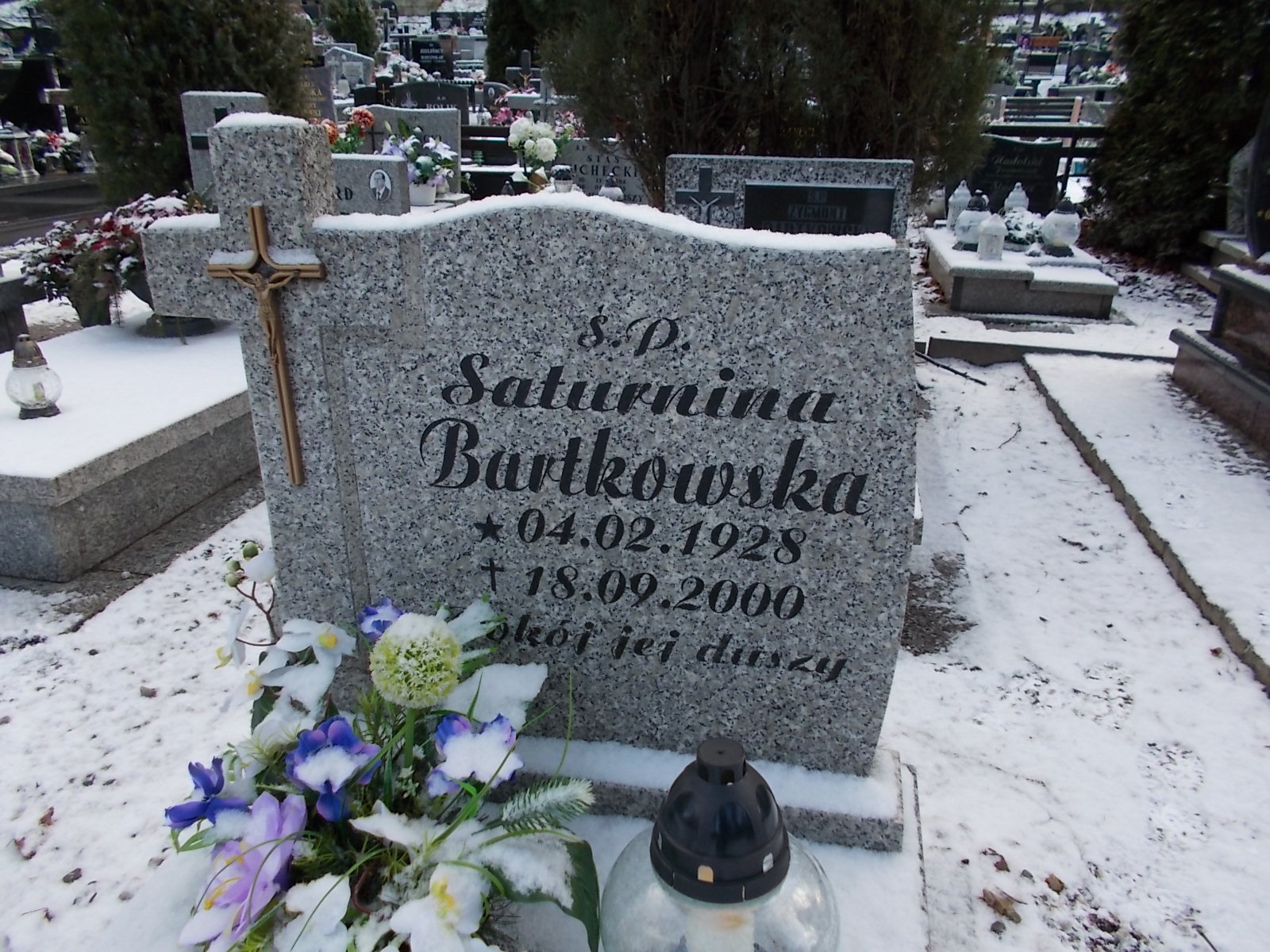 Saturnina Bartkowska 1928 Lwówek Śląski - Grobonet - Wyszukiwarka osób pochowanych