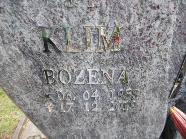 Bożena Klim 1958 Lwówek Śląski - Grobonet - Wyszukiwarka osób pochowanych