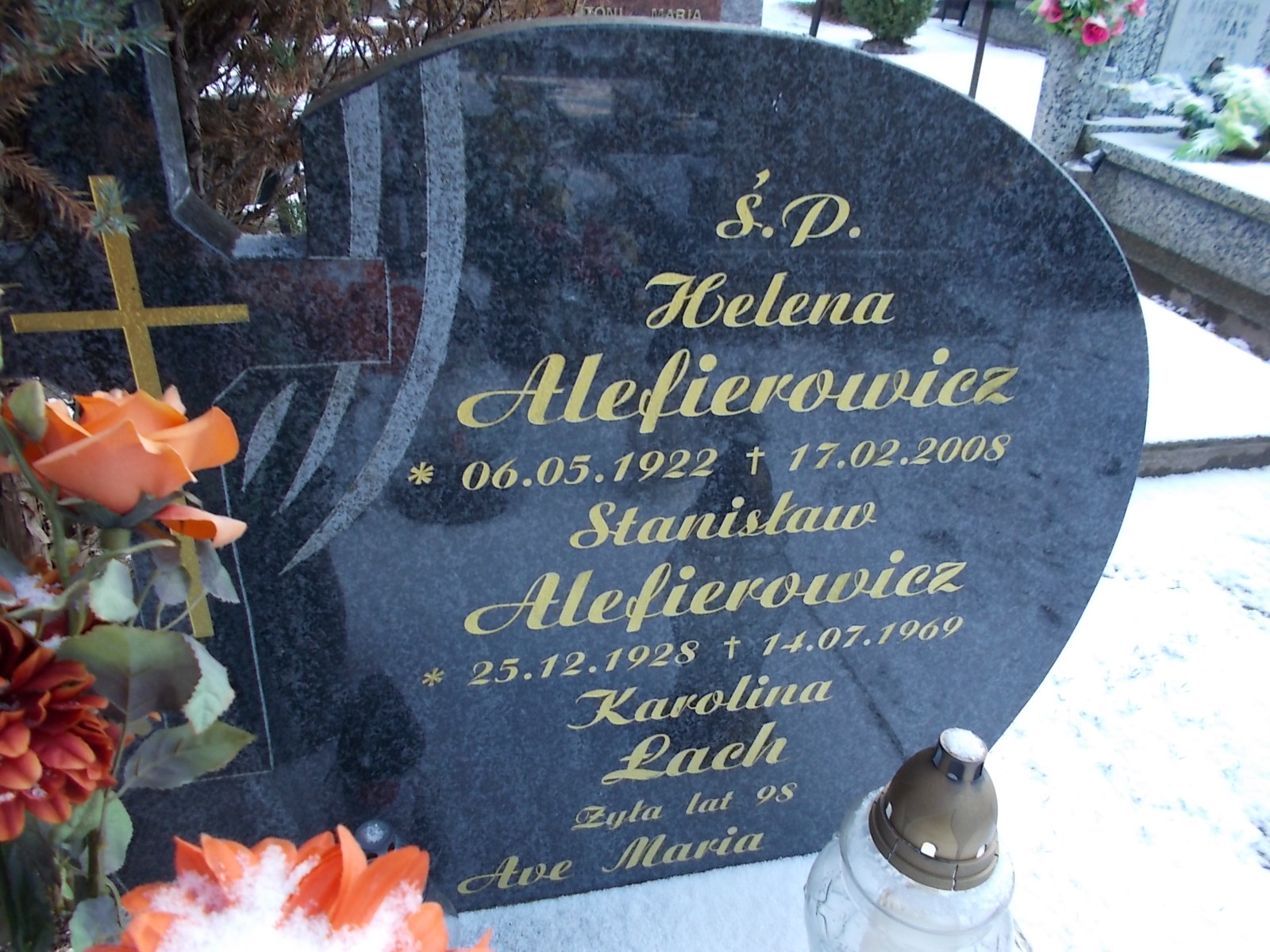 Stanisław Alefierowicz 1928 Lwówek Śląski - Grobonet - Wyszukiwarka osób pochowanych