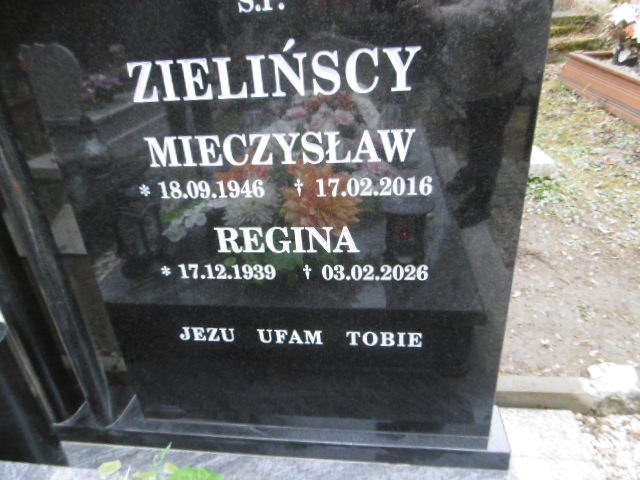 Regina Zielińska  1939 Lwówek Śląski - Grobonet - Wyszukiwarka osób pochowanych