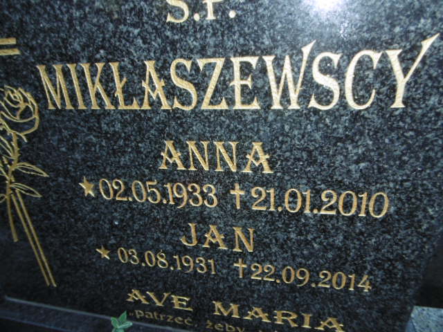Jan Mikłaszewski 1931 Lwówek Śląski - Grobonet - Wyszukiwarka osób pochowanych