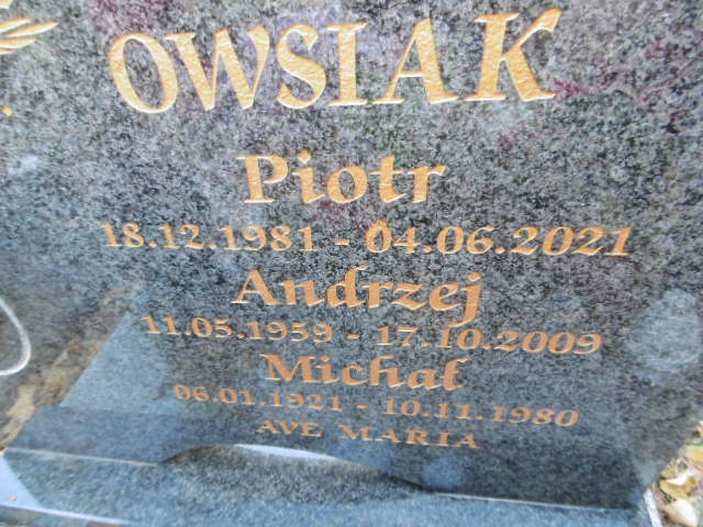 Michał Owsiak 1921 Lwówek Śląski - Grobonet - Wyszukiwarka osób pochowanych