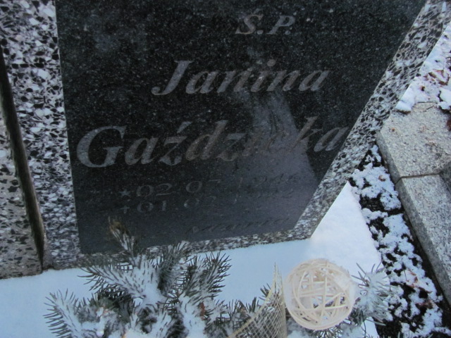 Janina Gaździcka 1914 Lwówek Śląski - Grobonet - Wyszukiwarka osób pochowanych