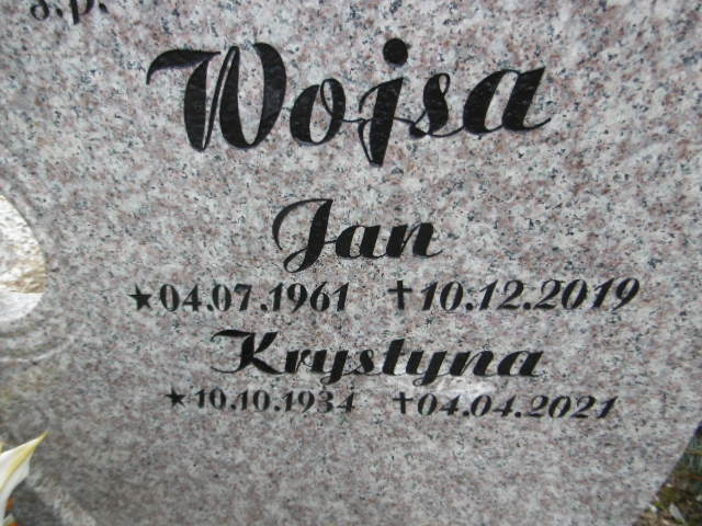 Krystyna Wojsa 1934 Lwówek Śląski - Grobonet - Wyszukiwarka osób pochowanych