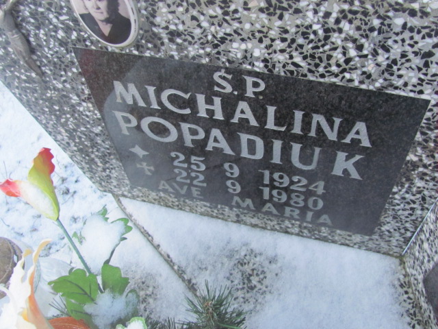 Michalina Popadiuk 1924 Lwówek Śląski - Grobonet - Wyszukiwarka osób pochowanych