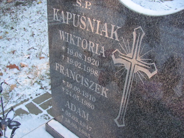 Franciszek Kapuśniak 1910 Lwówek Śląski - Grobonet - Wyszukiwarka osób pochowanych