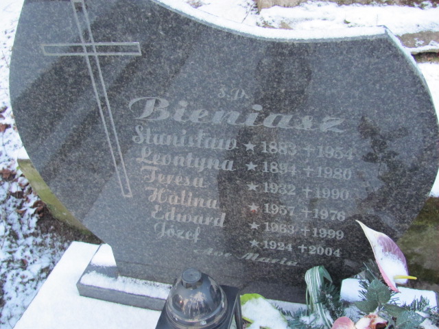 Halina Bieniasz 1957 Lwówek Śląski - Grobonet - Wyszukiwarka osób pochowanych