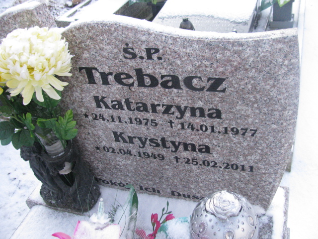 Krystyna Trębacz 1949 Lwówek Śląski - Grobonet - Wyszukiwarka osób pochowanych