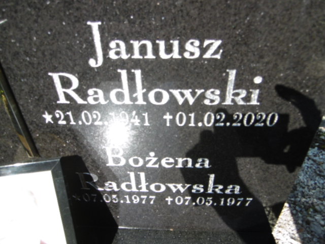 Janusz Radłowski 1941 Lwówek Śląski - Grobonet - Wyszukiwarka osób pochowanych