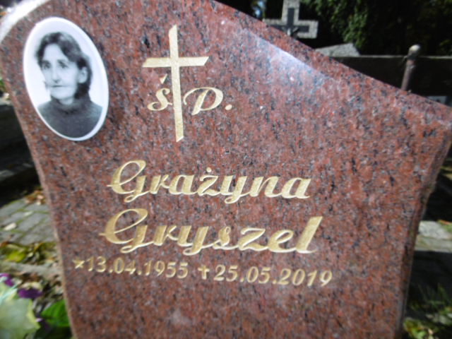 Grażyna Gryszel  1955 Lwówek Śląski - Grobonet - Wyszukiwarka osób pochowanych