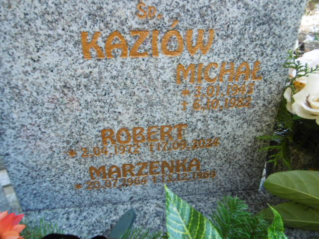 Robert Kaziów 1972 Lwówek Śląski - Grobonet - Wyszukiwarka osób pochowanych