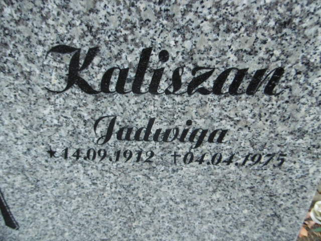 Jadwiga Kaliszan 1912 Lwówek Śląski - Grobonet - Wyszukiwarka osób pochowanych