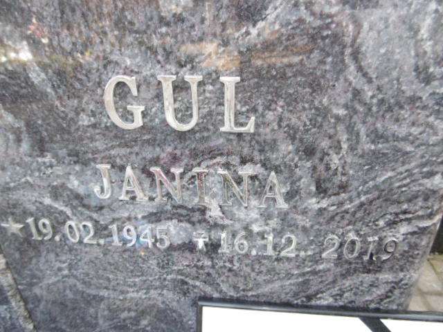 Janina Gul 1945 Lwówek Śląski - Grobonet - Wyszukiwarka osób pochowanych
