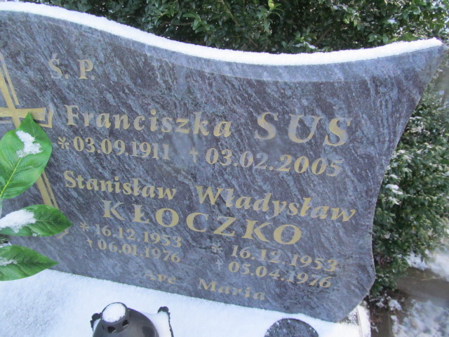 Stanisław Kłoczko 1953 Lwówek Śląski - Grobonet - Wyszukiwarka osób pochowanych