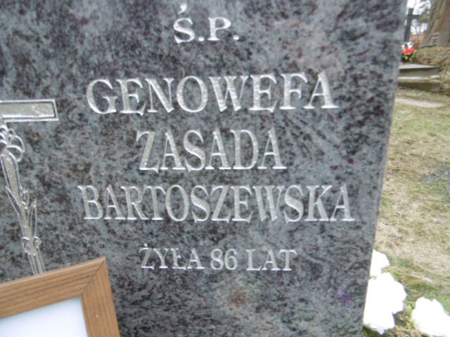 Genowefa Bartoszewska 1939 Lwówek Śląski - Grobonet - Wyszukiwarka osób pochowanych