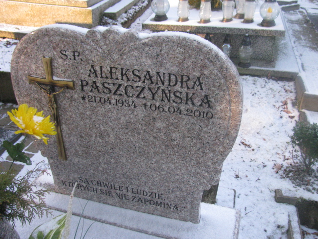 Aleksandra Paszczyńska 1934 Lwówek Śląski - Grobonet - Wyszukiwarka osób pochowanych