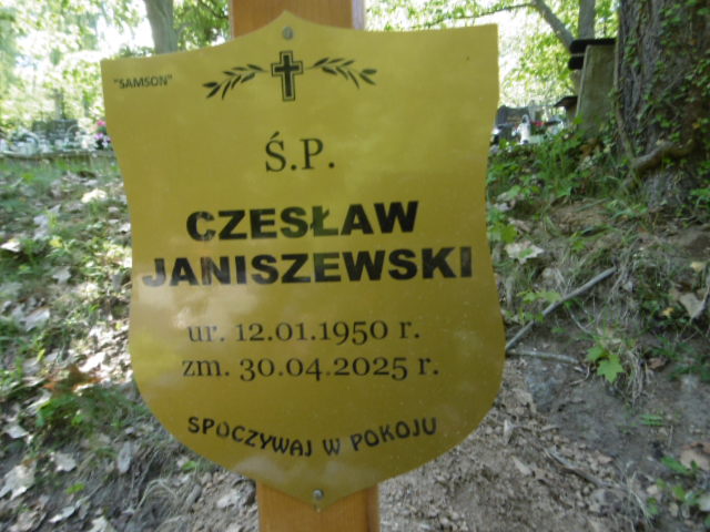 Czesław Janiszewski 1950 Lwówek Śląski - Grobonet - Wyszukiwarka osób pochowanych