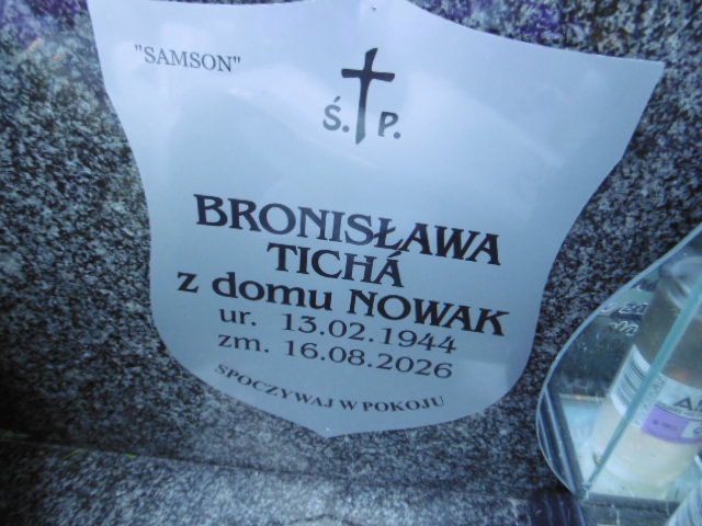 Bronisława Ticha 1944 Lwówek Śląski - Grobonet - Wyszukiwarka osób pochowanych