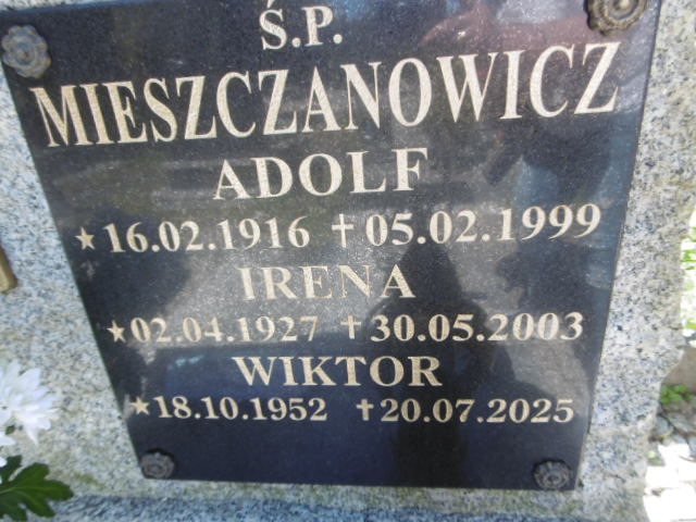 Irena Mieszczanowicz 1927 Lwówek Śląski - Grobonet - Wyszukiwarka osób pochowanych