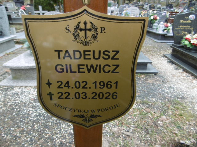 Grób Tadeusz Gilewicz