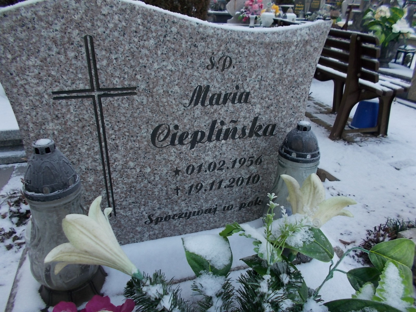 Maria Cieplińska 1956 Lwówek Śląski - Grobonet - Wyszukiwarka osób pochowanych