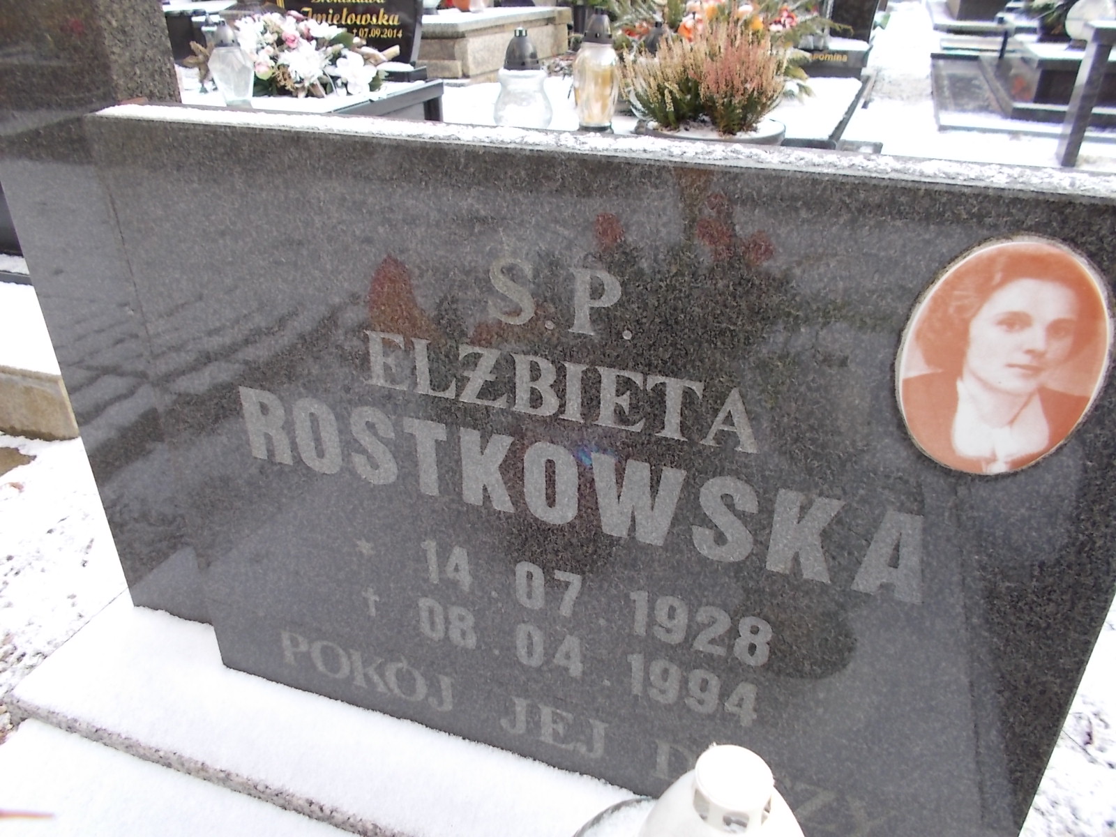 Elżbieta Rostkowska 1928 Lwówek Śląski - Grobonet - Wyszukiwarka osób pochowanych