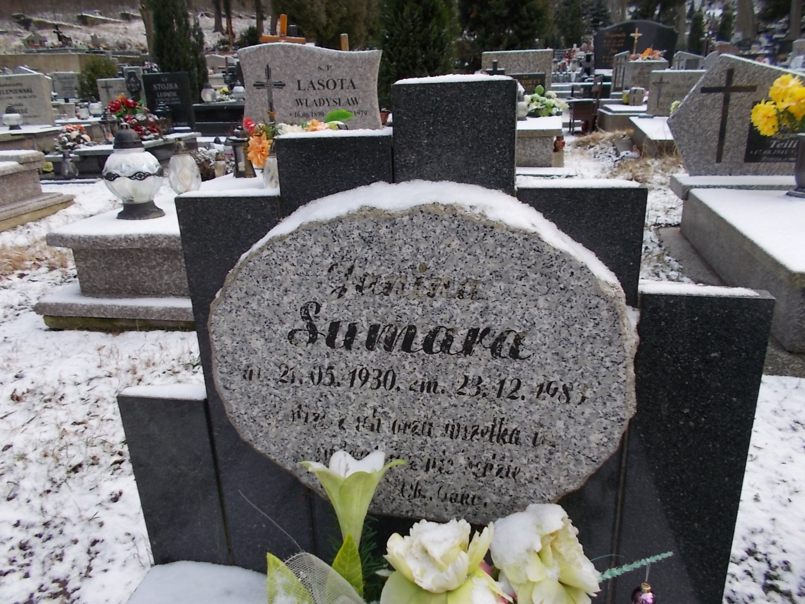 Janina Sumara 1930 Lwówek Śląski - Grobonet - Wyszukiwarka osób pochowanych