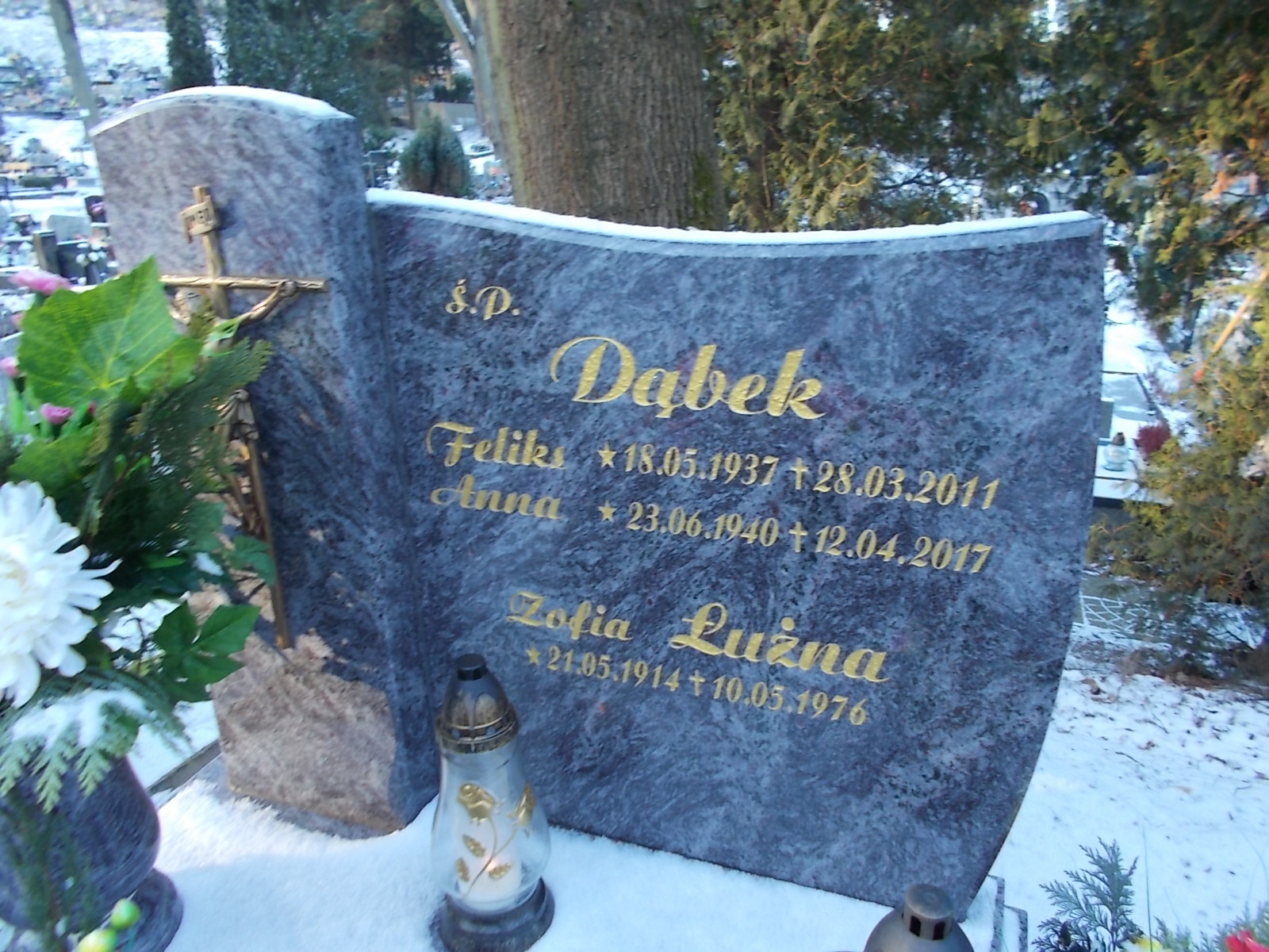 Zofia Łużna 1914 Lwówek Śląski - Grobonet - Wyszukiwarka osób pochowanych