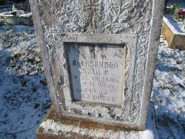 Aleksandra Szulc  1881 Lwówek Śląski - Grobonet - Wyszukiwarka osób pochowanych