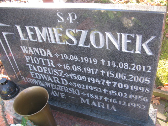 Ludwik Węgierski 1886 Lwówek Śląski - Grobonet - Wyszukiwarka osób pochowanych