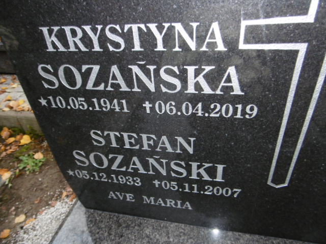 Krystyna Sozańska 1941 Lwówek Śląski - Grobonet - Wyszukiwarka osób pochowanych