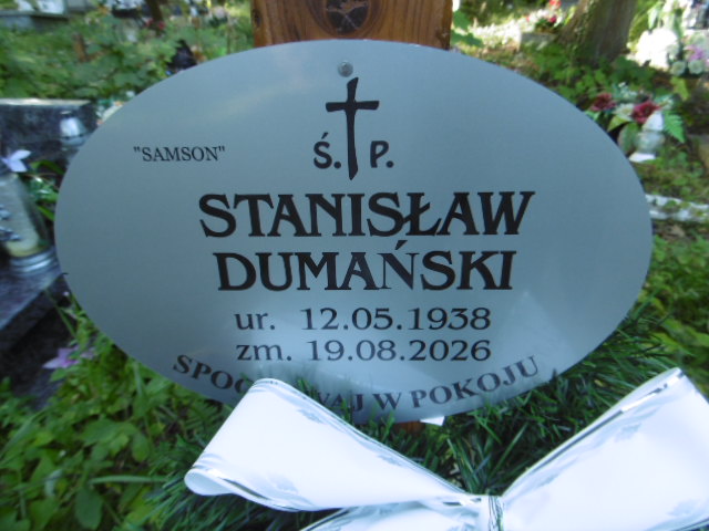 Stanisław Dumański 1938 Lwówek Śląski - Grobonet - Wyszukiwarka osób pochowanych